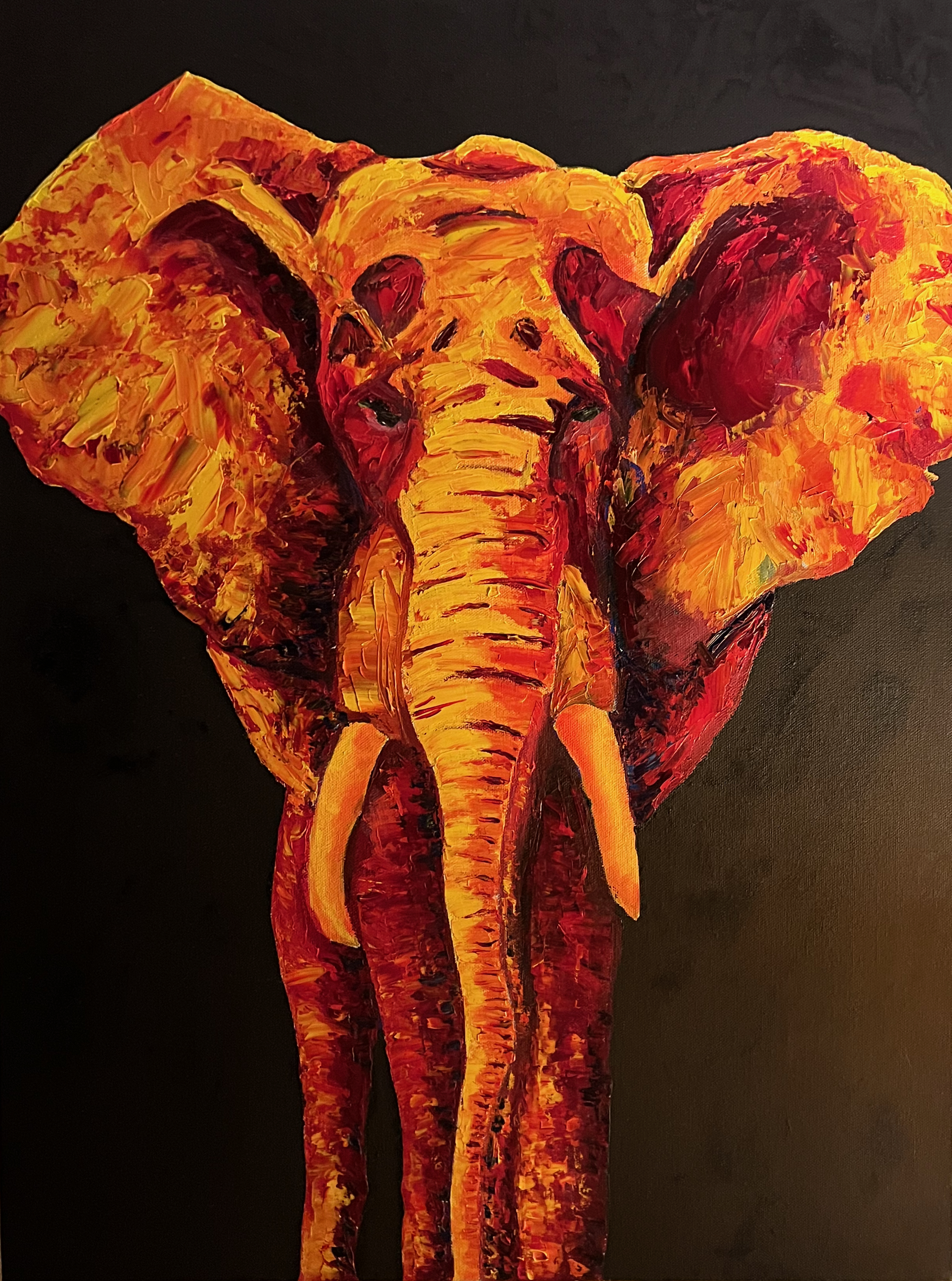 Elephant in Orange